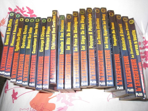 Lot livres l executeur - -, l'executeur