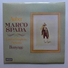 LP/ Auber - Marco Spada / Bonynge, LSO - Decca UK