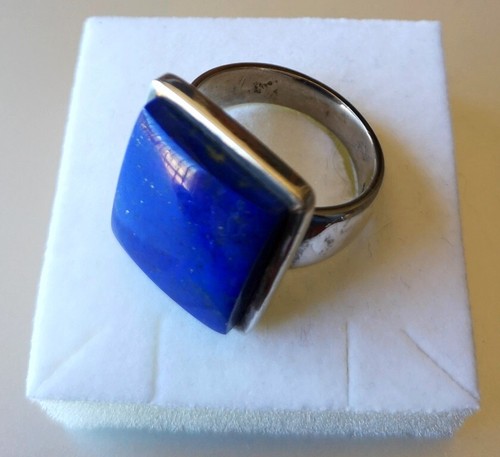 Bague lapis lazuli sur - bague, en