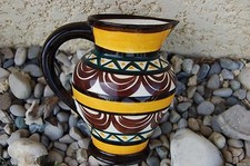 Grand vase - pichet  faience Saint Jean de Bretagne décor main - 18 cm- //CL//