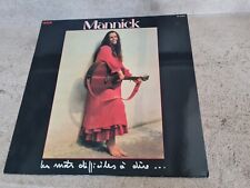 Lp vinyle 33t. Mannick /  les mots difficiles a dire.... (1983)