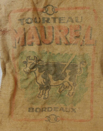 Ancien rare sac - et, toile
