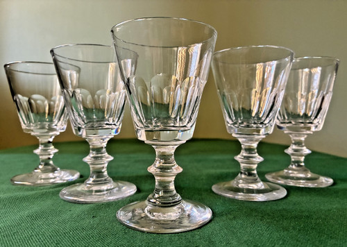 Lot verres vin - 5, en