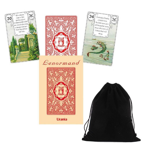 Eule rouges lenormand cartes - eule,