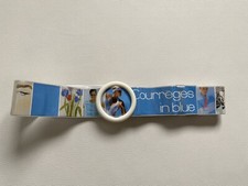 Ceinture COURREGES in blue Vintage 1983