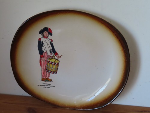 Assiette plat bicentenaire - bicentenaire, de