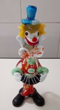 Petit Clown musicien verre Murano design/vintage 1970 