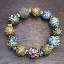 Bracelet ancien vintage perles