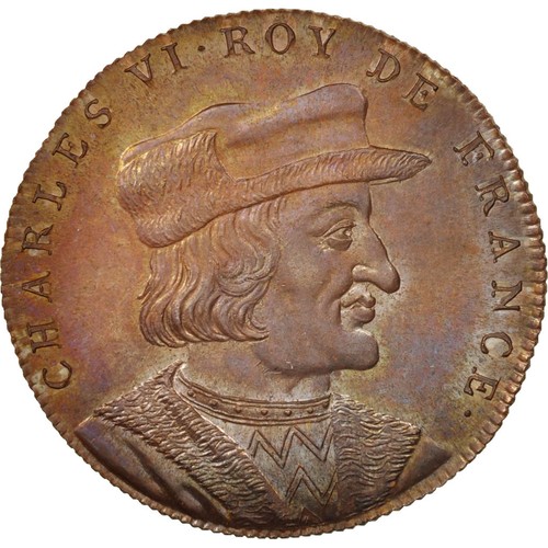 France medal charles vi - france,,