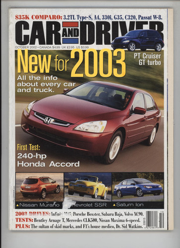 Car and driver october - car,