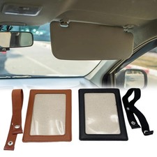 Cadre photo à visière générique en cuir PU, album de voiture décoratif