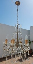 Lustre ancien métal gouttes - ancien,