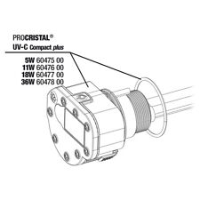 JBL Procristal Uv-C Compact 18W Unité Électronique Pièce de Rechange pour Bassin