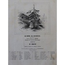 PROCH H. Au bord du ruisseau Chant Piano ca1840