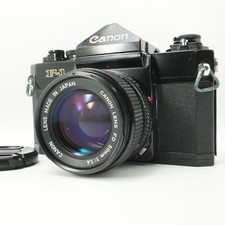 Canon F-1 Early Model + Objectif FD 50mm f/1.4 du Japon [Le compteur fonctionne]