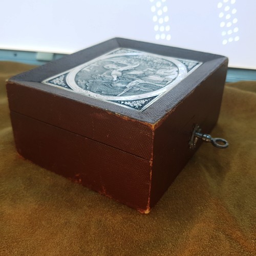 Boîte coffret bijoux cuir - coffret, à