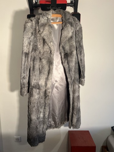 Manteau fourrure véritable - manteau, de