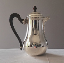 PUIFORCAT verseuse en métal argenté art déco cafetière théière très jolie