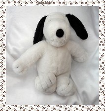 Doudou Peluche Chien Snoopy Blanc Noir Peanuts Nounours Ajena