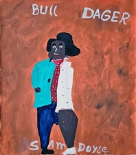 Tableau d'art populaire sur
