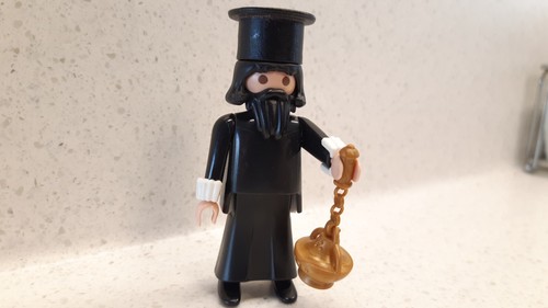 Custom playmobil prêtre grec - playmobil,