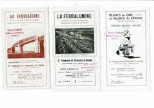 Societe Française Peintures Vernis FERROLEGINE FERRALUMINE céruse Clérins Nancy 