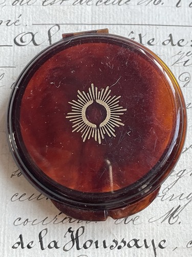 Poudrier ancien bakélite - poudrier,