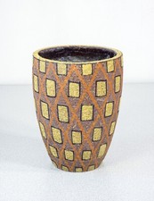 ⚜️ Pot Design Aldo Londi Pour Bitossi Céramique Italy D'Époque 1950S Rétro Vase