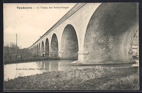 Cpa vendeuvre viaduc - cpa, des