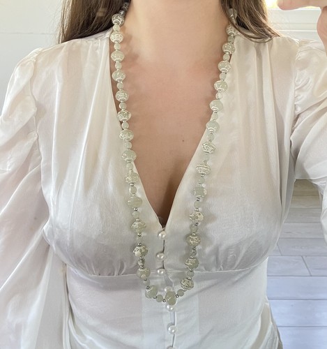 Collier sautoir ancien - collier,