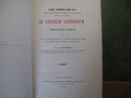Canticum canticorum - in,