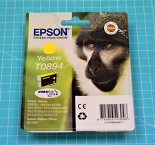 1 cartouche d'encre EPSON YELLOW T0894 / SINGE SX210 SX215 SX218 SX400 ... neuf