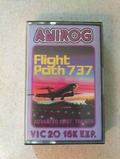 Jeu video Flight Path 737 en boite pour Commodore VIC-20 VIC20 VIC 20