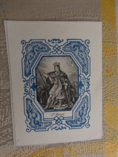 Image pieuse saint henri cadre