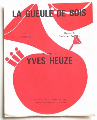 Partition vintage sheet music