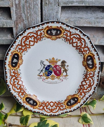 Ancienne assiette decor rouen - decor,