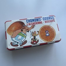 Boite biscuits Chamonix orange