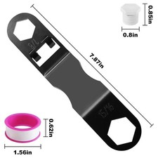 Kit complet d'entretien chauffe-eau pour camping-car avec cl�� et ruban d'��tanc