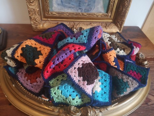 Carrés granny en laine - granny,