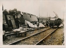 LE MANS c. 1930 - Accident de