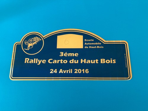 Plaque rallye automobile - plaque,