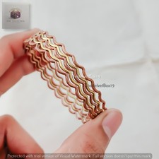 Bracelets ondulés en zig zag