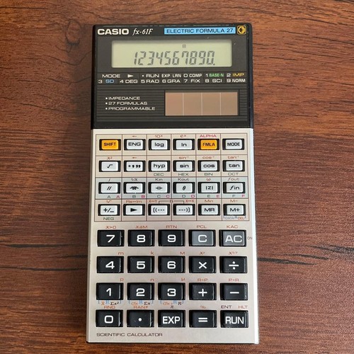 Casio 61f electric - fx-61f, formula