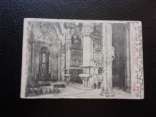 Italie carte postale milano - italie,