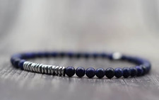 Bracelet de perles Lapis