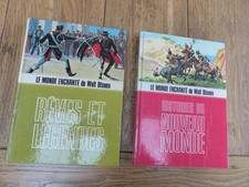 Lot 2 livres Le Monde Enchanté De Walt Disney REVES & LEGENDES - HISTOIRES ...