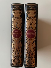Pierre de Ronsard - Les amours, 2 volumes - éditions Jean de Bonnot