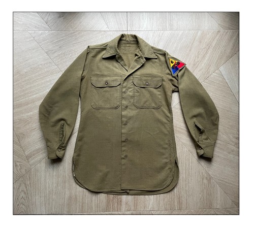 Ww2 chemise 6th armored - ww2, us