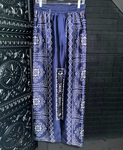 Zara navy bandana - bandana, satin