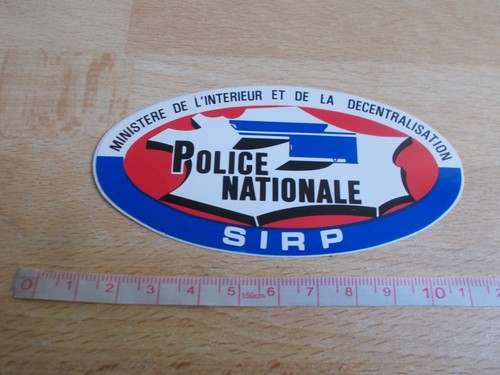 Autocollant police nationale - autocollant,
